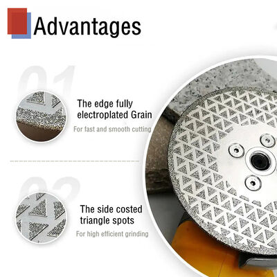 125MM 5inch Diamond saw blade Electroplated stone cutting and grinding for marble ceramic granite